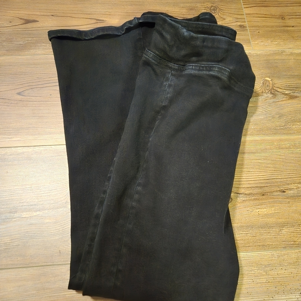 Frame Denim Black High-Rise Flare Jeans - Picture 2 of 8